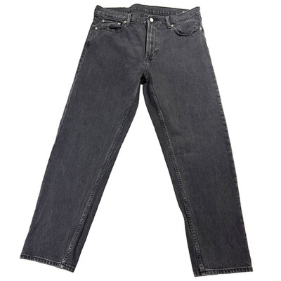 Calvin Klein Jeans Mens W34 L32 Black Classic Taper Vintage 90s Denim Streetwear