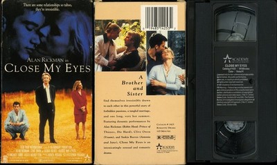 Close My Eyes (VHS, 1992) ***Buy 2 Get 3 Free***
