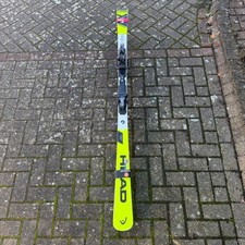 Head Skis Mens 180cm Yellow White Black Worldcup Rebels i.Speed With Bindings
