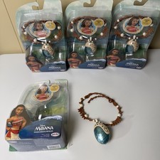 Disney Moana Magical Necklaces Toy Dress Up Doesn t Light Up Lot Of 4