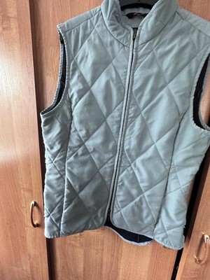 Women Barbour Vest Blue Knit 38 / M