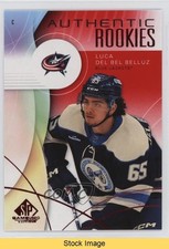 2024 Upper Deck SP Game Used Authentic Rookies Red Luca Del Bel Belluz READ 8yy