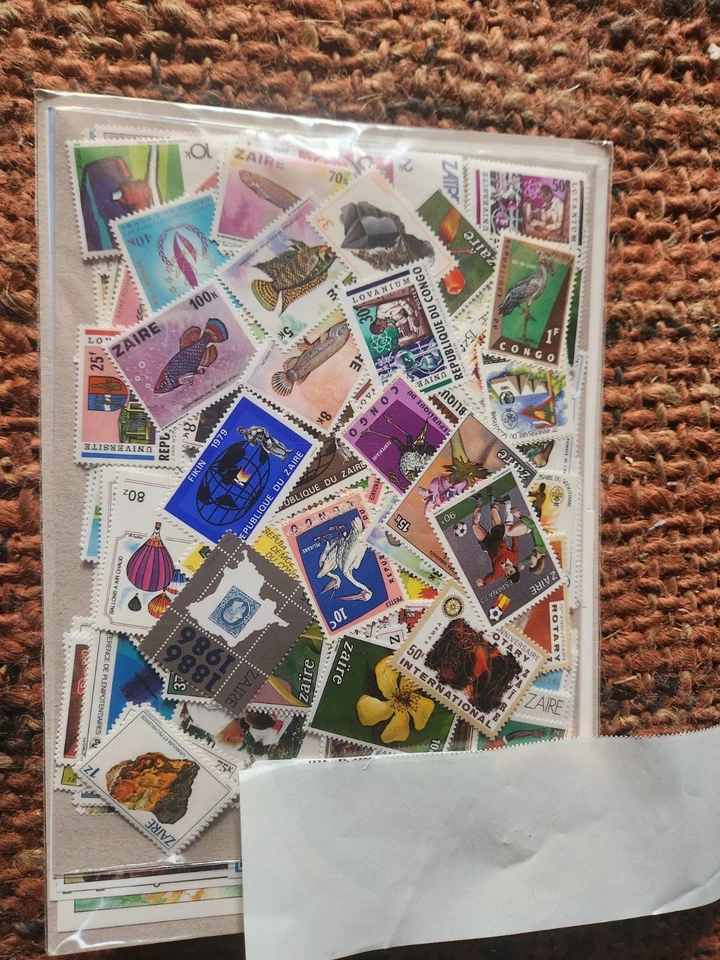 505 DIFFERENT World wide ZAIRE CONGO USED STAMPS THEMATICS AFRICA — 第 2/4 张图片