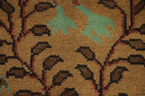 Animals Pictorial Ziegler Indian Area Rug 9x12 ft Hand-knotted Wool Living Room - Picture 9 of 14