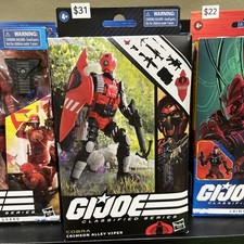 G.I. Joe Classified Series Cobra Crimson Alley Viper 6    Box Slightly Warped