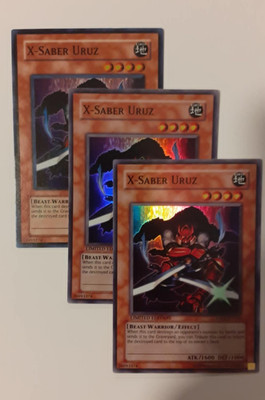 3 x X-Saber Uruz (PLAYSET) SUPER RARE Gemischte Auflage LP HA01-DE012