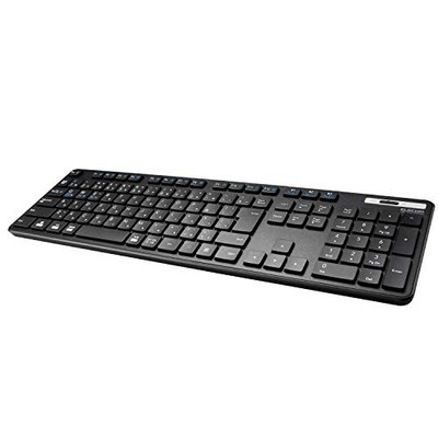 ELECOM Wireless Keyboard Bluetooth Full Keyboard with Numeric Keypad Thin