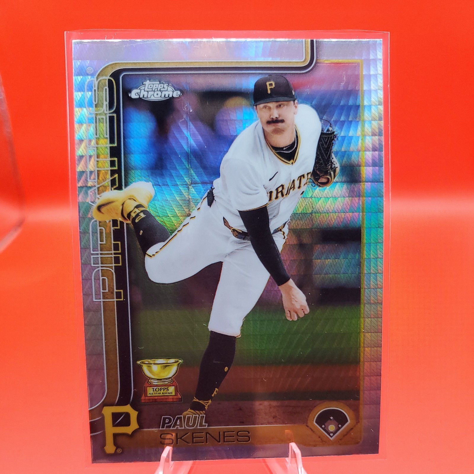 2025 Topps Chrome - Paul Skenes #300 Prism Refractor Pittsburgh Pirates