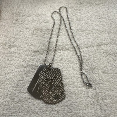 Louis Vuitton Dog Tag Necklace | eBay