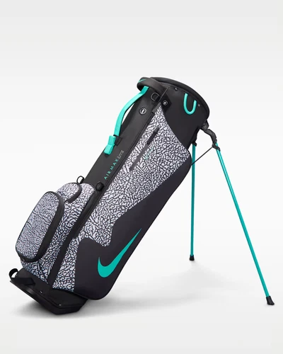 Nike Air Max Lite Stand Golf Bag NEW Black Wolf Grey Clear Jade 4 Way Top