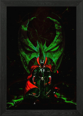 Spawn Comic Buch Figur Kunst Gerahmtes Wandbild Poster Leinwanddruck Bild