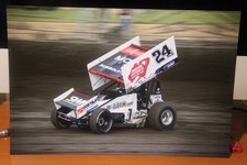 Rico Abreu #24 Monte Farms/Dananni Hotshots Sprintcar 8x12 Photo 3