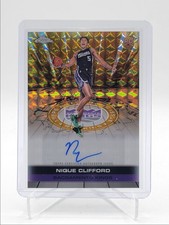 NIQUE CLIFFORD 2025-26 TOPPS CHROME GOLD GEOMETRIC ROOKIE RC AUTO /50 Q5692