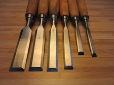 6 frisch geschärfte Stechbeitel von MATADOR (Stemmeisen, Stecheisen)