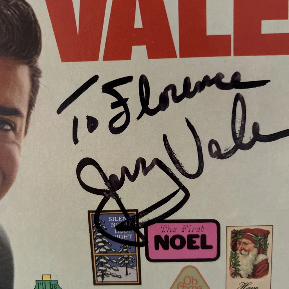 Christmas Greetings From Jerry Vale LP Columbia LE Stereo AUTOGRAPHED! - Image 3 of 4