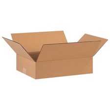 GRAINGER APPROVED 11R387 PK 25 Shipping Box,16x12x4 in 11R387