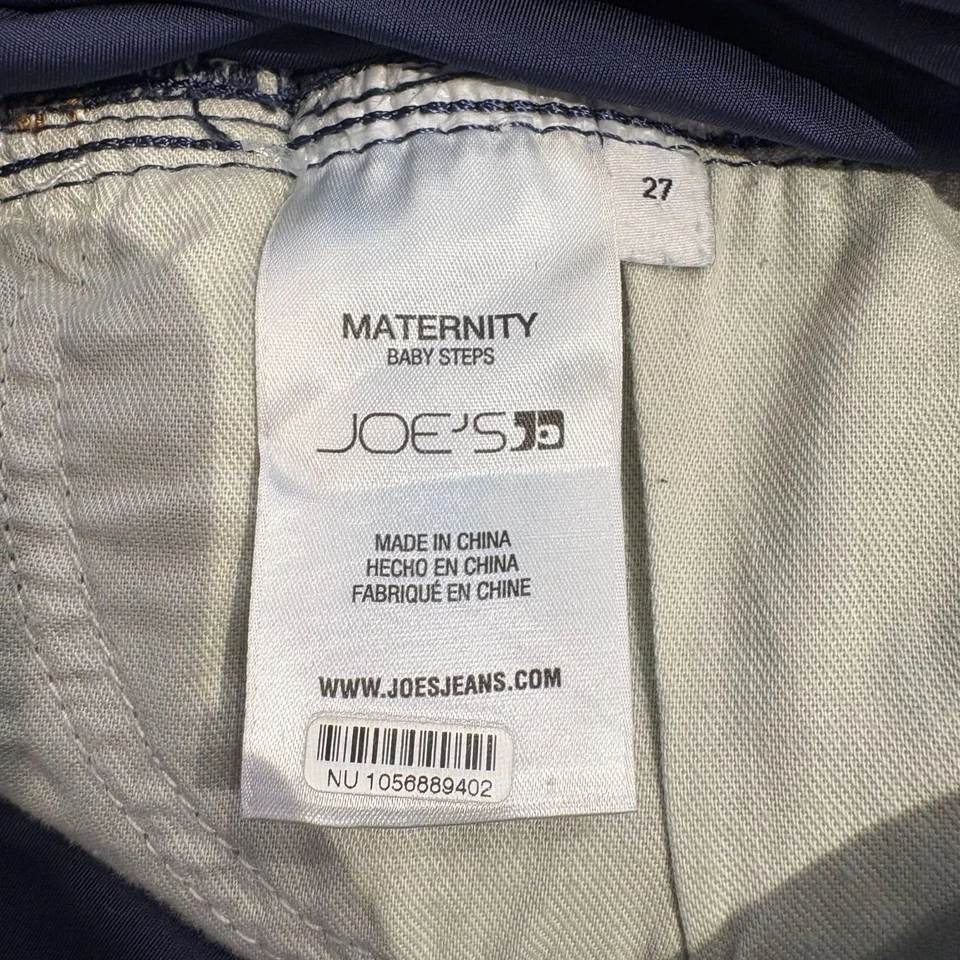 Joe's Jean's The Joplin Maternity Denim Knee Length Skirt Women's Size 27 EUC! - Image 4 of 4