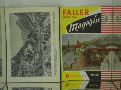 FALLER MAGAZIN Nr. 6 von 8/58 in DIN A 5 ca. 45 gr. gebraucht ungelocht (2049)