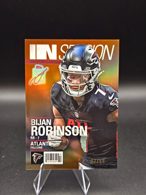 Topps 2026 Signature Class In Session Bijan Robinson JERSEY MATCH 07/50