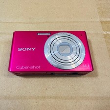 Pink Sony DSC-W610 Retro CCD Digital Camera Film Aesthetic Fully Functional
