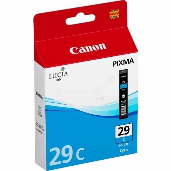 Original Canon Tintenpatrone PGI-29 C-Cyan Pixma Pro-1 Ovp-image