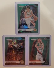 2024-25 Panini Prizm Green Prizm & Green Holo 3 Card Lot