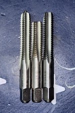 Set Morse 3/8-16 SET Taper, Plug Bottom Tap 3/8 -16tpi NC GH3 USA 2046 32705