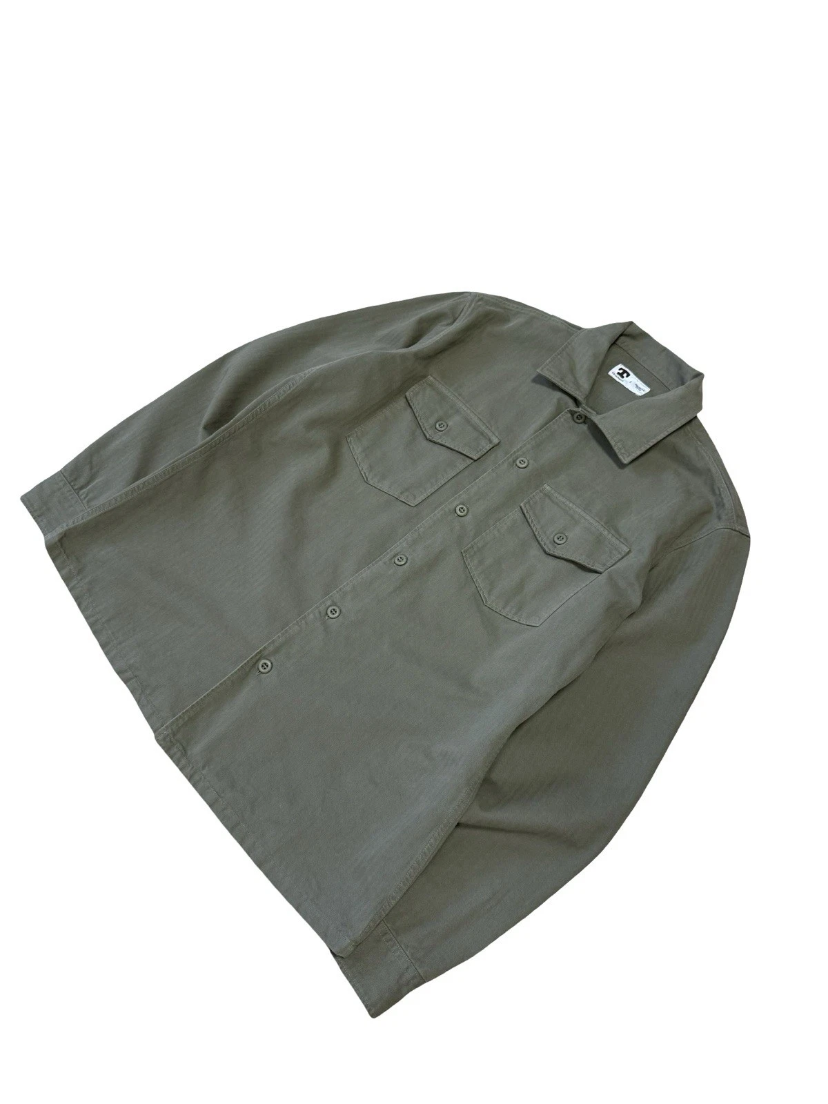 Tellason Military Jacket Men's 100% Cotton Field Utility Pockets Coverall Size S image 9