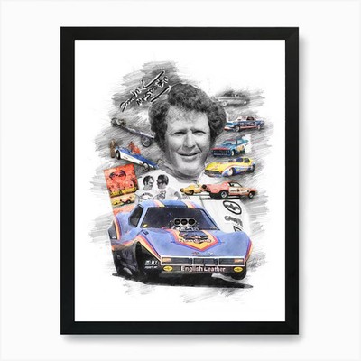 Tom McEwen The Mongoose'' 1 Art Pri gerahmtes Wandbild Poster Leinwanddruck Bild''