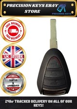 PORSCHE 911 BOXSTER CAYMAN 987 997 REMOTE KEY FOB 433MHZ ID46 3BTN WITH EMBLEM