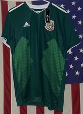 Adidas Mexico National Team 2018 World Cup Home Jersey Size Large Green NWT NEW