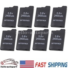 8 Rechargeable Replacement Battery 2400mAh 3.6V For Sony PSP Slim 2000 2001 3000