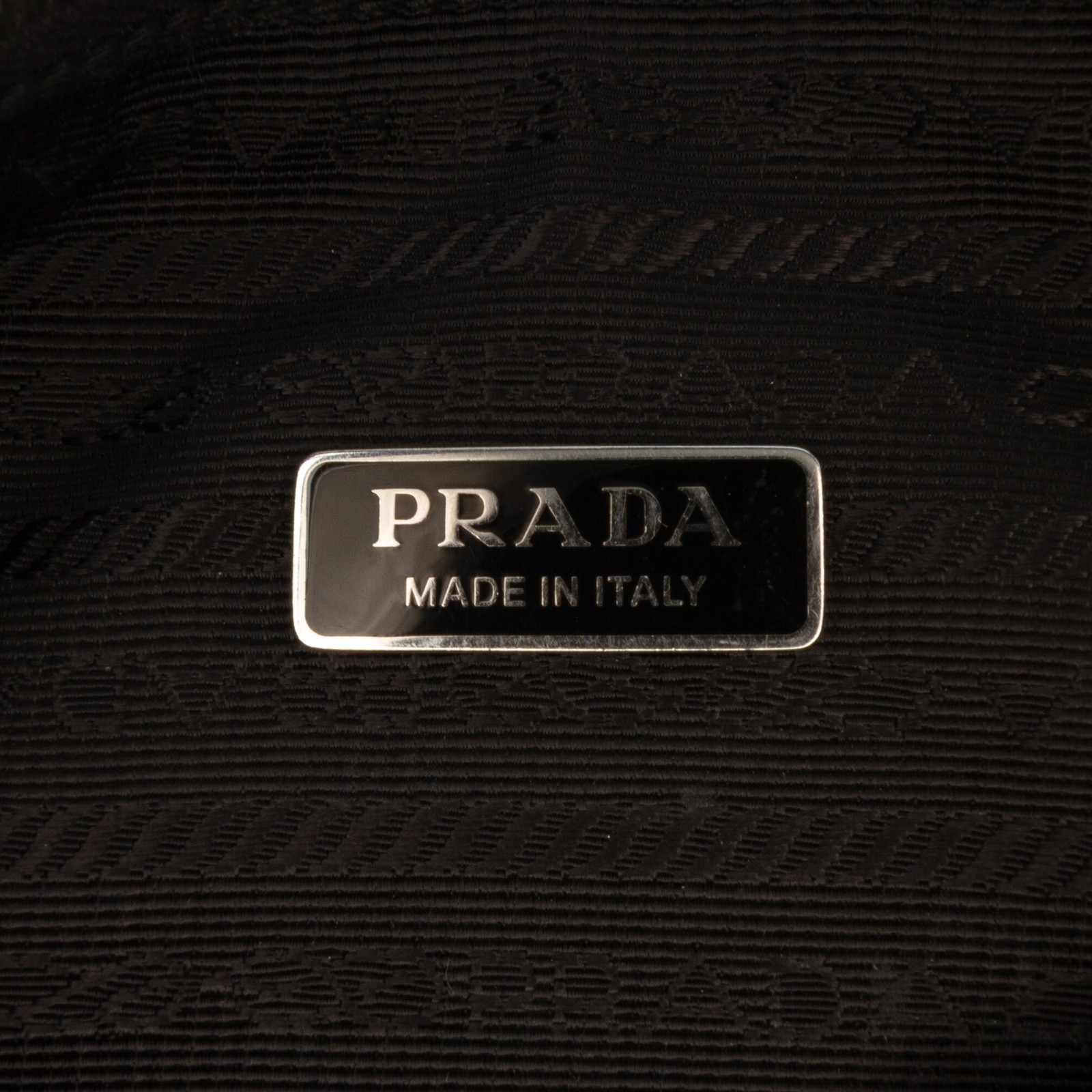 Authenticated Prada Grace Lux Triangle Black Calf… - image 6