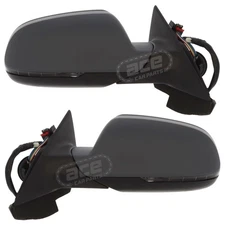 3 Door Wing Mirrors Audi A3 2010-2013 Electric Primed Covers 1 Pair Left & Right