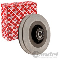 2X febi Bremsscheiben Ø274Mm Hinten Passend FÜR Renault Grand ScÉNic