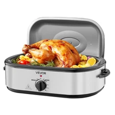 VEVOR Roaster Oven, 18QT Electric Roaster Oven, 150-450℉ Adjustable Temperature