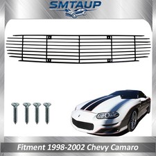 Grill For 1998-03 Chevy Camaro Black Main Upper Billet Grille Insert 99 00 01 02