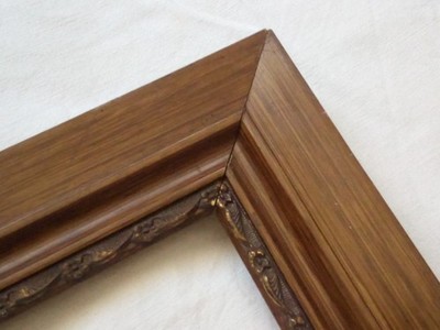 großer Jugendstil Bilderrahmen um 1900 TOP 66,5 cm x 56,5 cm
