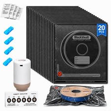 3D Printer Filament Storage Kit, 20 Vacuum Bags with Pump and Humidity Cards ...