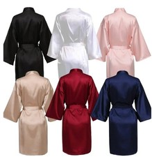Wedding Party Team Bride Robe Without Letters no Satin Pajamas Bridesmaid Pl