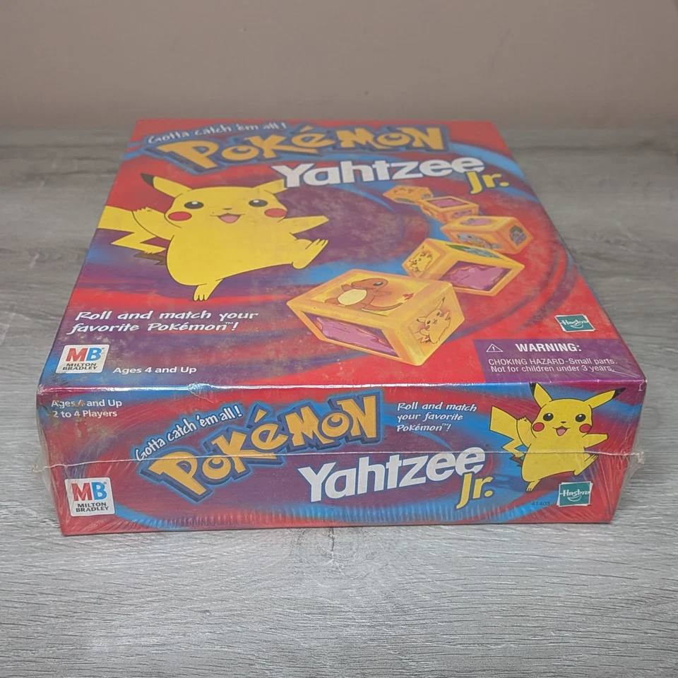 Pokemon Yahtzee Jr. Board Game (Milton Bradley, 1999) - New and Sealed! - Image 3 of 3