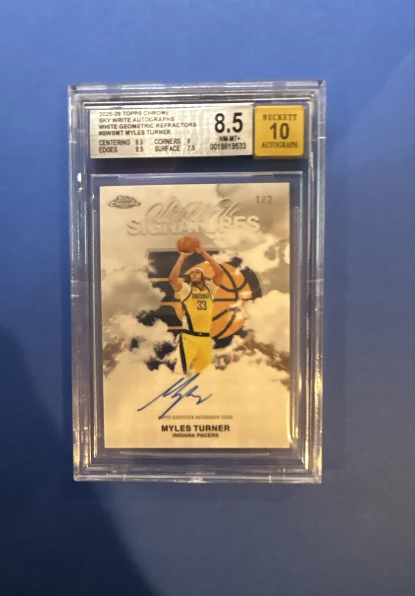 Basketball Trading Cards Myles Turner Sports Autographed for sale