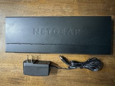 NETGEAR GS316 16 Port Gigabit Ethernet Unmanaged Switch and AC Adapter