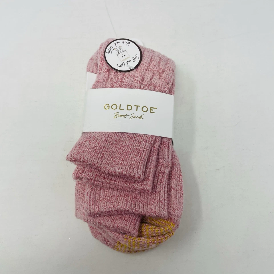 Gold Toe 女式鞋 6-9 2-Pk 码 超柔软回收电缆靴袜 1772 — 第 3/4 张图片