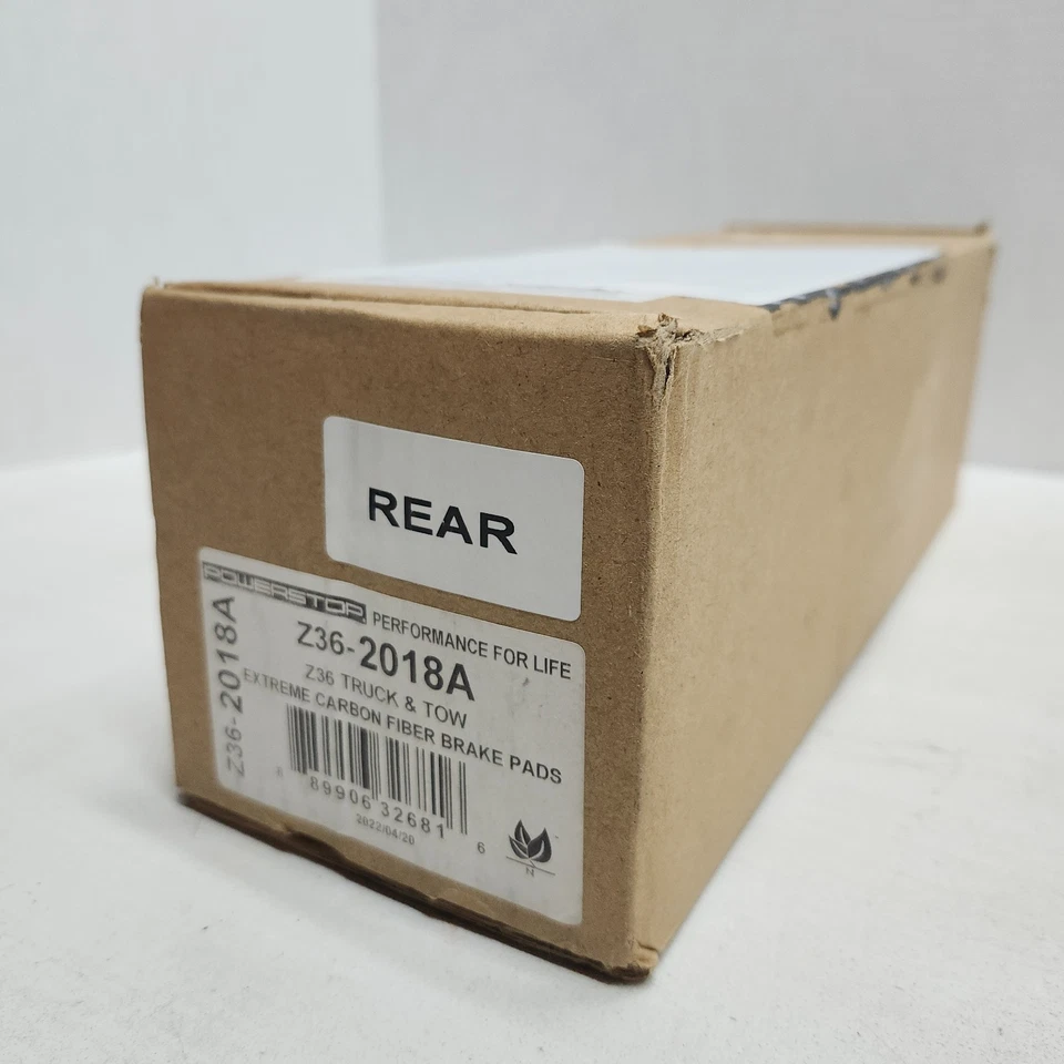 Powerstop Z36 Truck Tow Rear Brake Pads w/ Hardware 17-23 Ford F450 F550 6.7 NEW - Imagem 3 de 4