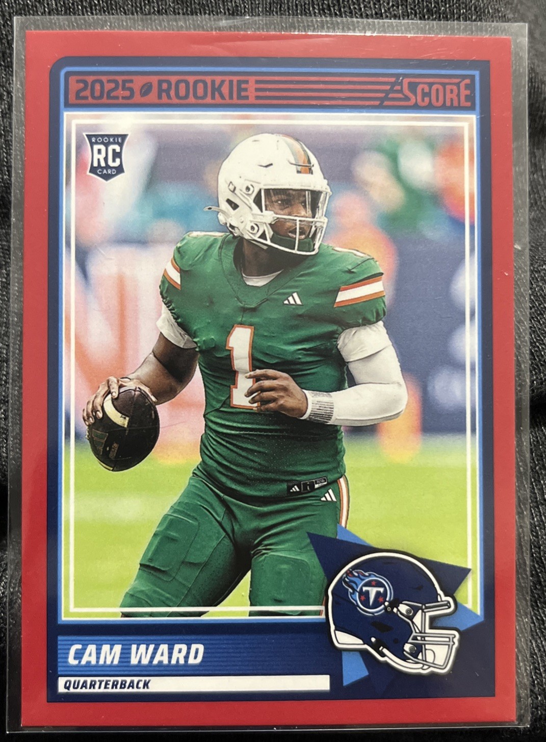 2025 Score - Rookies Cameron Ward #13 Red (RC)
