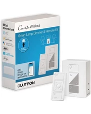 Lutron Dimmer Plug-In with Remote Control - White. A8