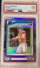 2024 Panini Donruss - Rated Rookie Bo Nix #369 Optic Preview Pink Prizm (RC)