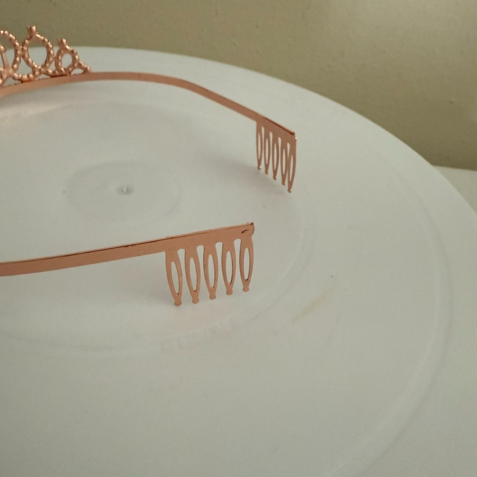 50th Birthday Tiara and Sash Set Rose Gold 50 and Fabulous Glitter Party Accesso