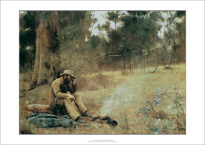 Down On His Luck Art Print   Frederick McCubbin 1889   Classic   3 sizes Poster
